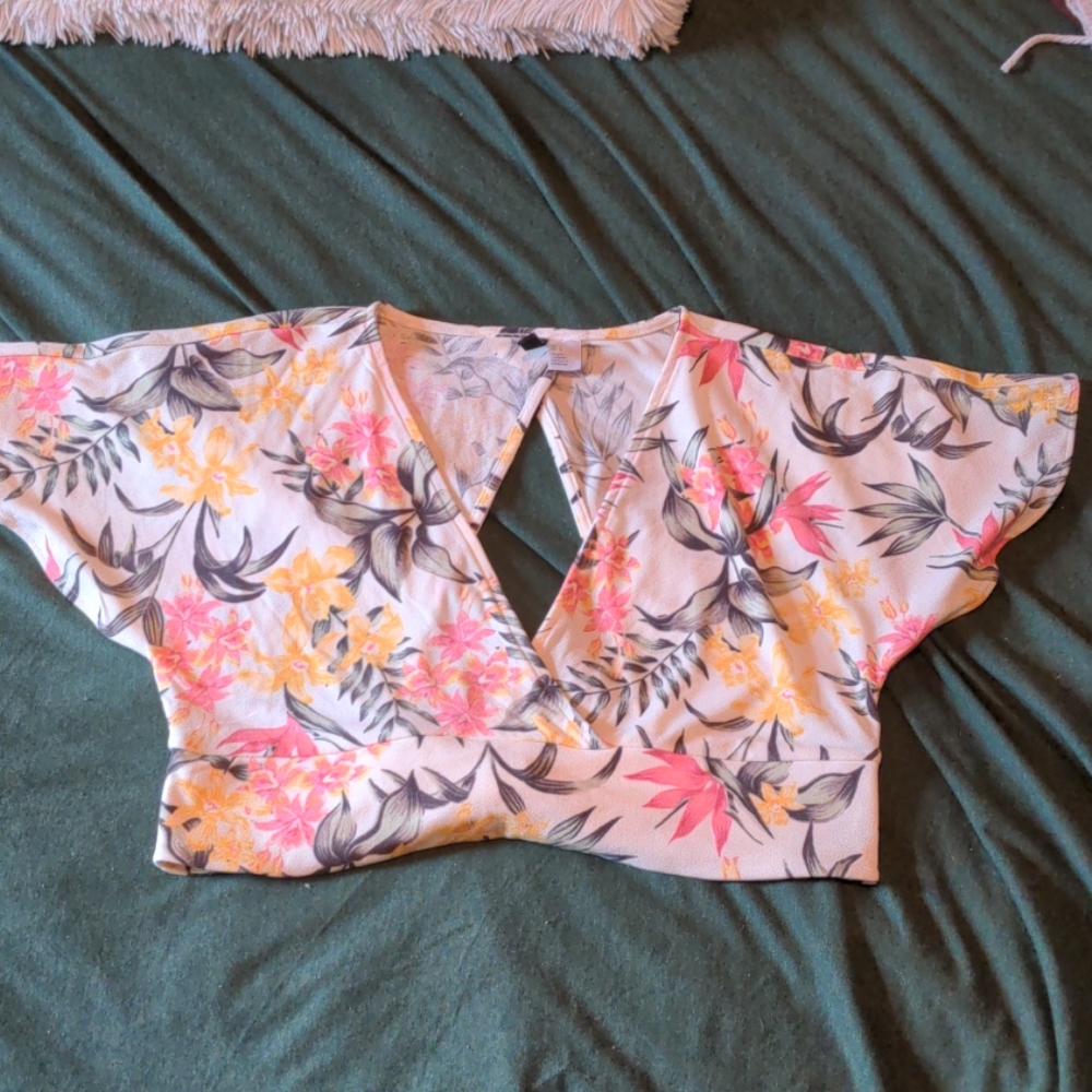 Open Back Wrap Top